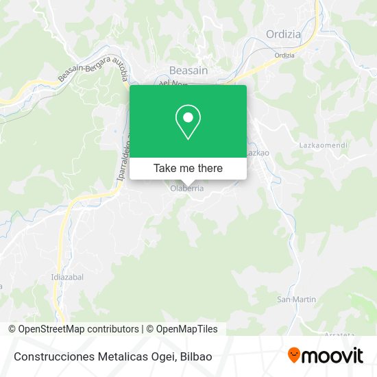 Construcciones Metalicas Ogei map