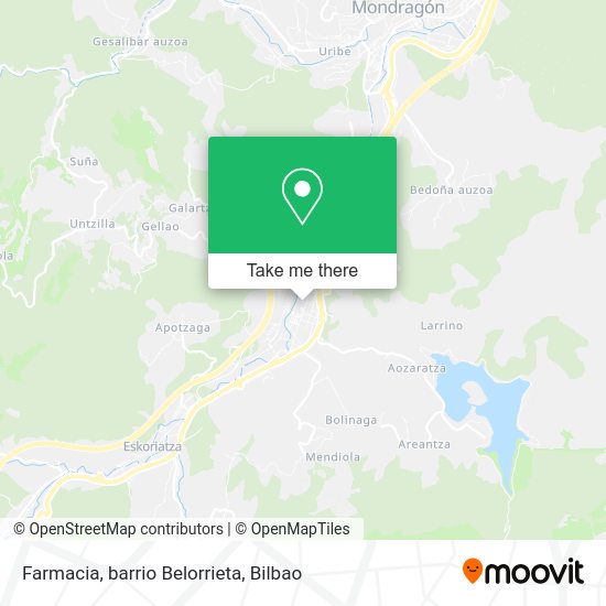 Farmacia, barrio Belorrieta map