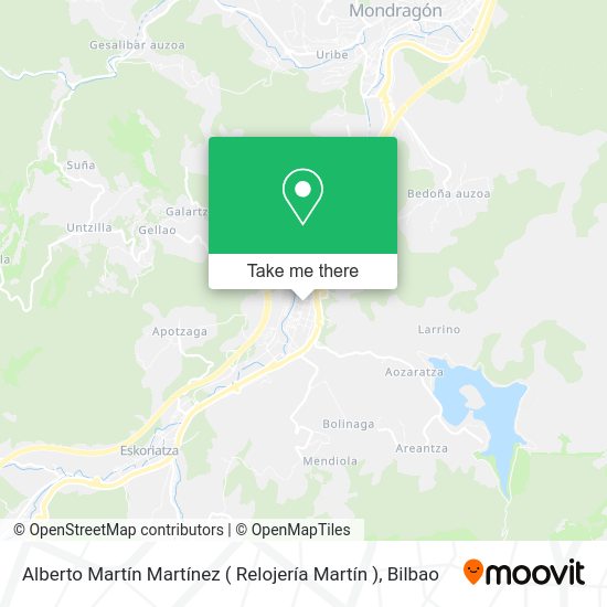 Alberto Martín Martínez ( Relojería Martín ) map