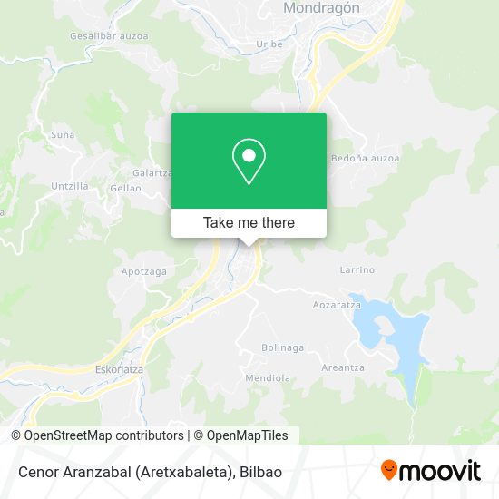 Cenor Aranzabal (Aretxabaleta) map
