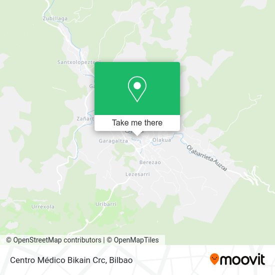 Centro Médico Bikain Crc map