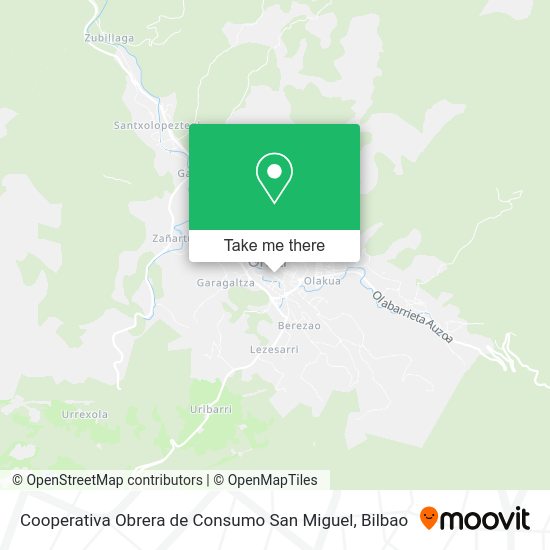 Cooperativa Obrera de Consumo San Miguel map