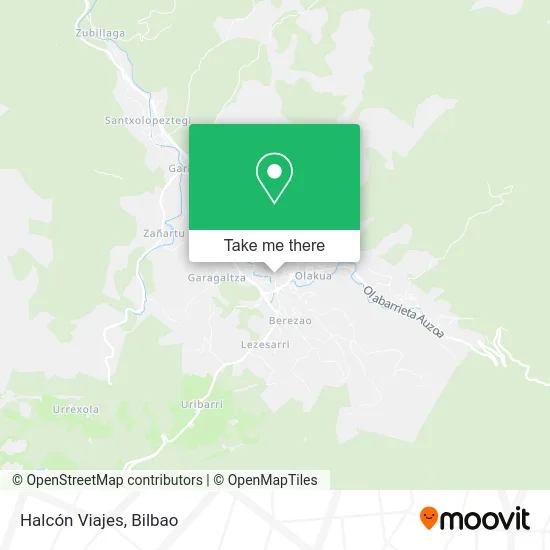 mapa Halcón Viajes