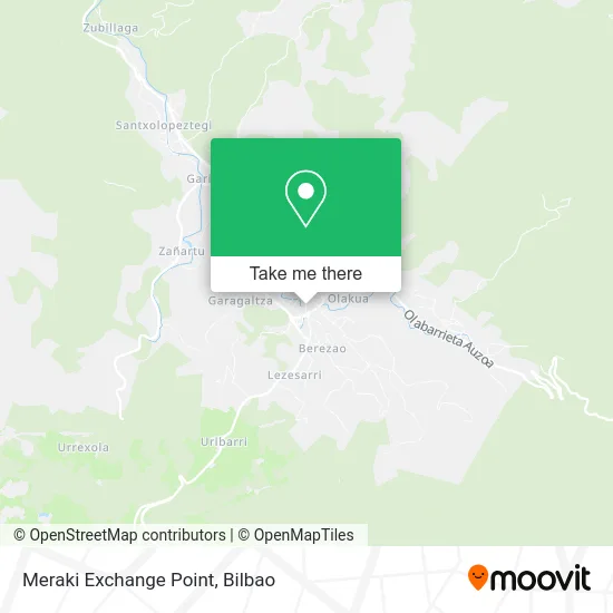 mapa Meraki Exchange Point