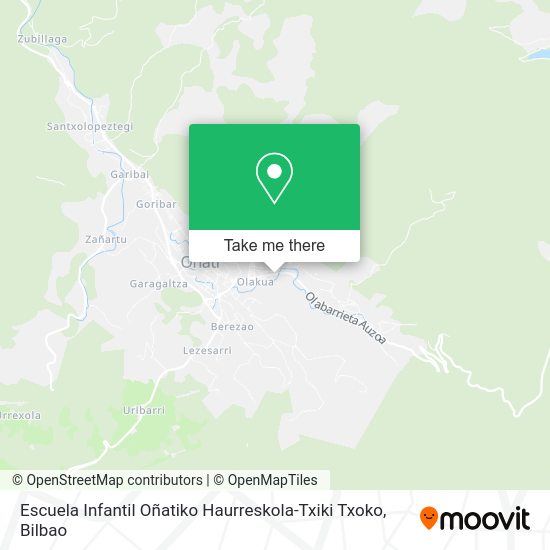 Escuela Infantil Oñatiko Haurreskola-Txiki Txoko map