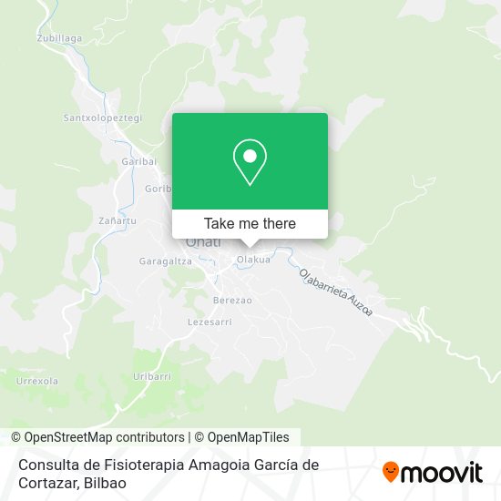 Consulta de Fisioterapia Amagoia García de Cortazar map