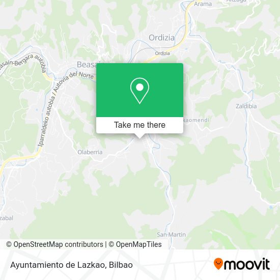 Ayuntamiento de Lazkao map