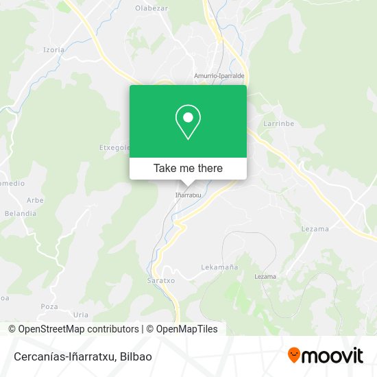 Cercanías-Iñarratxu map