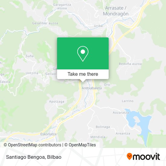 Santiago Bengoa map