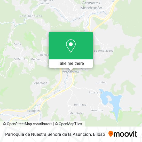 Parroquia de Nuestra Señora de la Asunción map