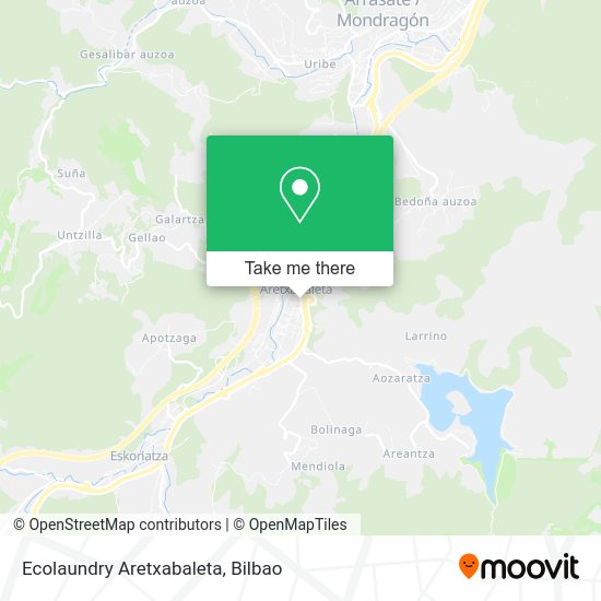 Ecolaundry Aretxabaleta map