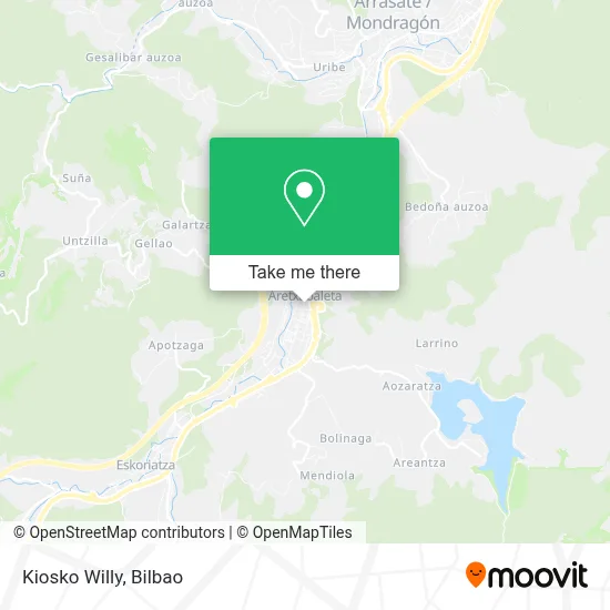 Kiosko Willy map