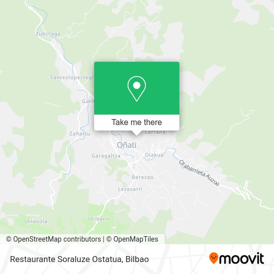 Restaurante Soraluze Ostatua map