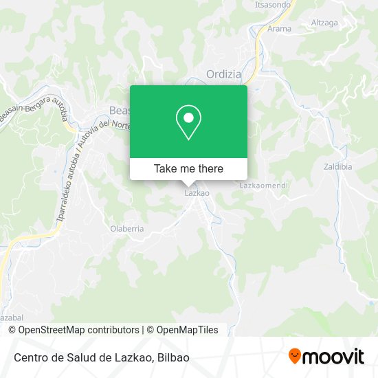 Centro de Salud de Lazkao map