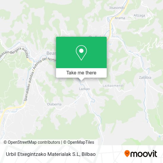 Urbil Etxegintzako Materialak S.L map
