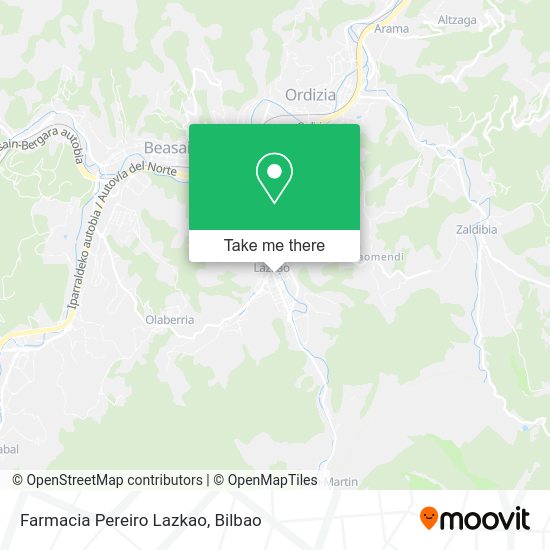 Farmacia Pereiro Lazkao map
