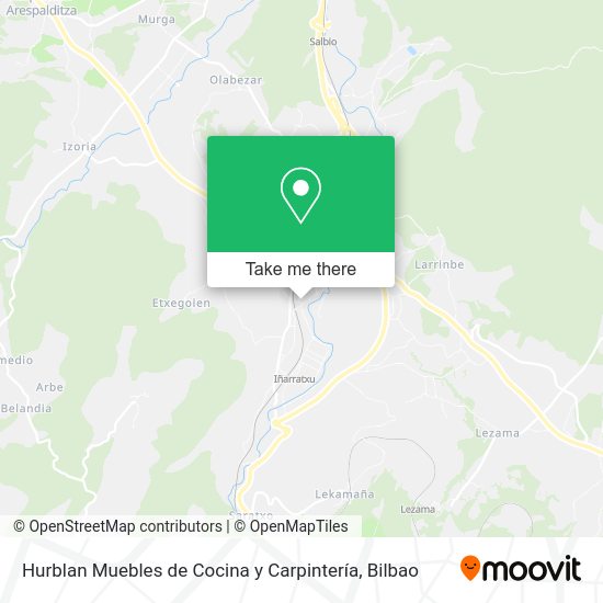 Hurblan Muebles de Cocina y Carpintería map