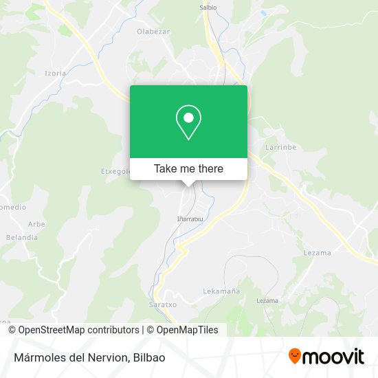 Mármoles del Nervion map