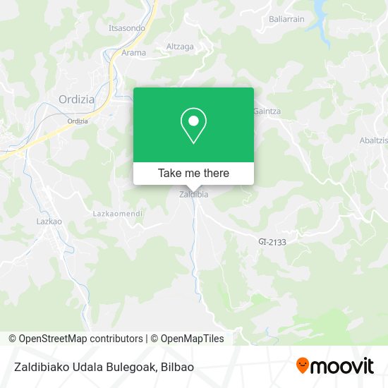 Zaldibiako Udala Bulegoak map