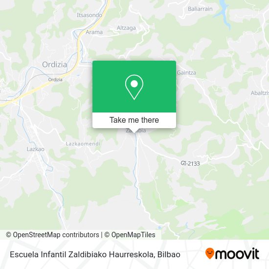 Escuela Infantil Zaldibiako Haurreskola map