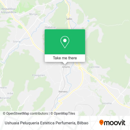 Ushuaia Peluquería Estética Perfumería map