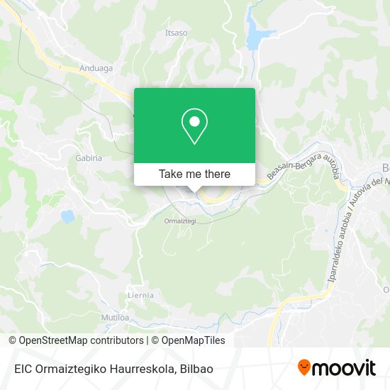 EIC Ormaiztegiko Haurreskola map