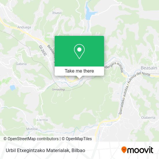 Urbil Etxegintzako Materialak map