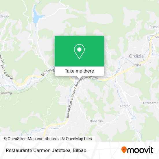 Restaurante Carmen Jatetxea map