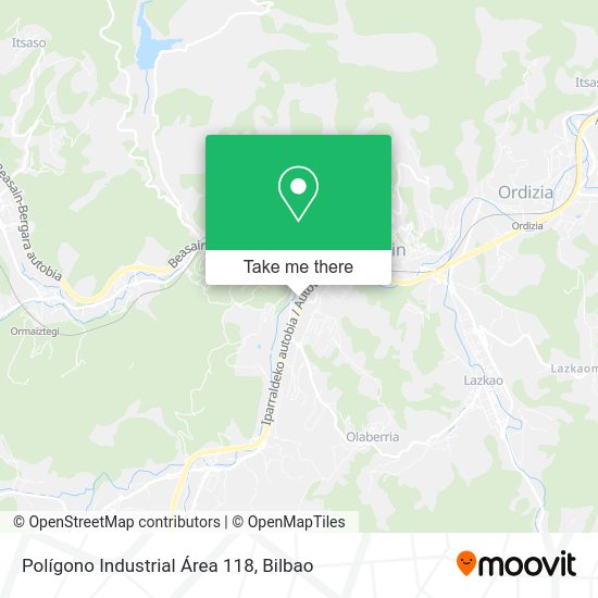 Polígono Industrial Área 118 map