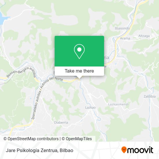 Jare Psikología Zentrua map