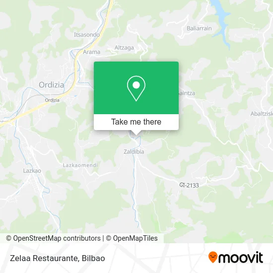 Zelaa Restaurante map