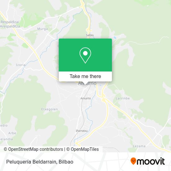 Peluquería Beldarrain map