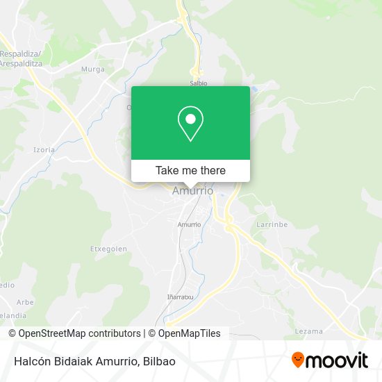 Halcón Bidaiak Amurrio map