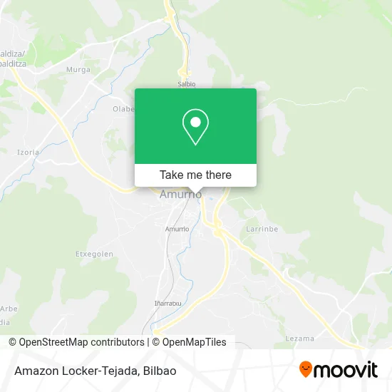 Amazon Locker-Tejada map