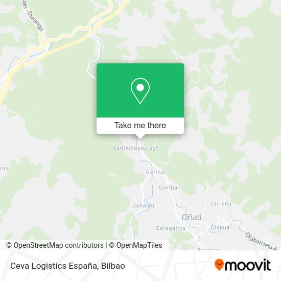 Ceva Logistics España map