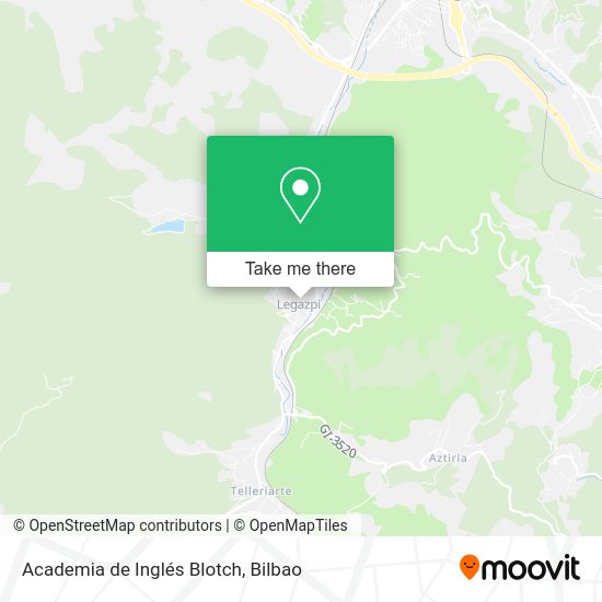 Academia de Inglés Blotch map