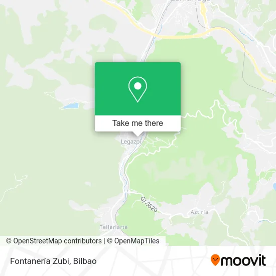mapa Fontanería Zubi