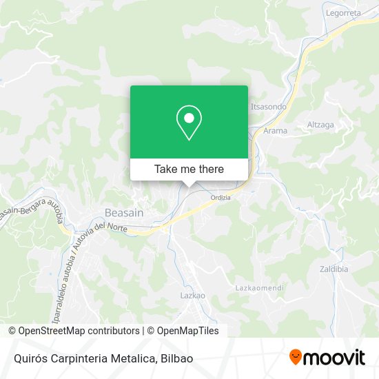 Quirós Carpinteria Metalica map