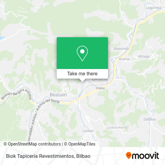 Biok Tapicería Revestimientos map