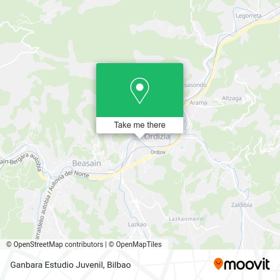 Ganbara Estudio Juvenil map