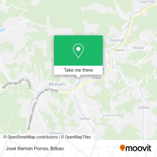 José Ramon Porras map