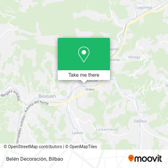 Belén Decoración map