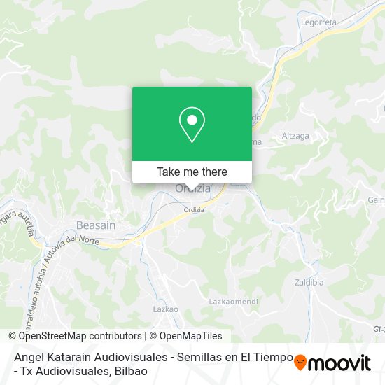 Angel Katarain Audiovisuales - Semillas en El Tiempo - Tx Audiovisuales map