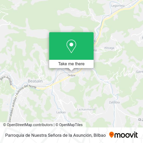 Parroquia de Nuestra Señora de la Asunción map