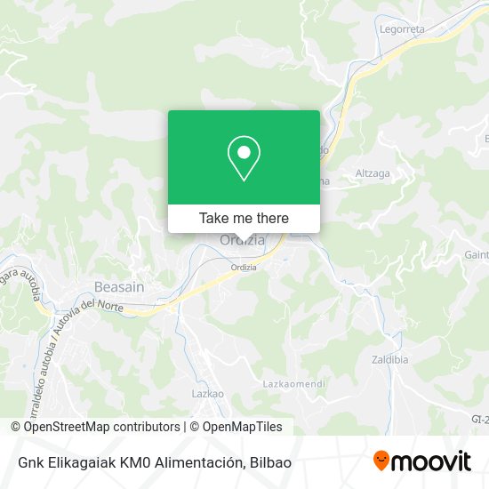 Gnk Elikagaiak KM0 Alimentación map