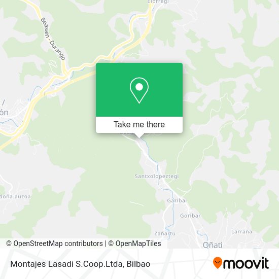 Montajes Lasadi S.Coop.Ltda map