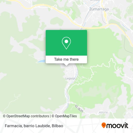 Farmacia, barrio Laubide map