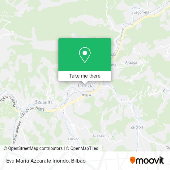 Eva Maria Azcarate Iriondo map