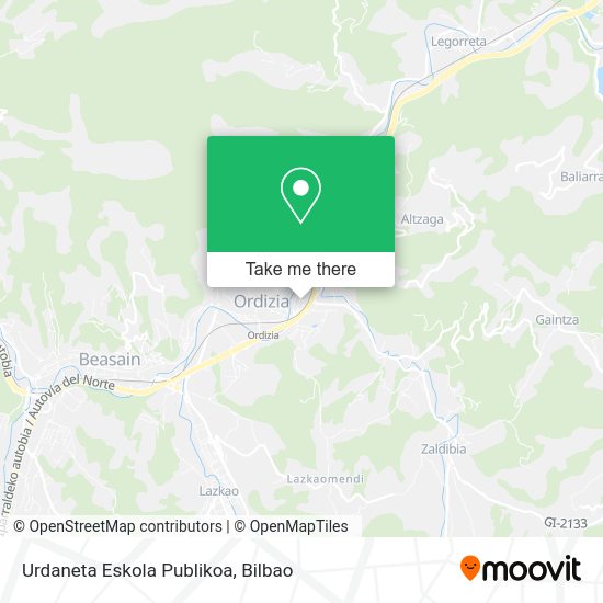 Urdaneta Eskola Publikoa map