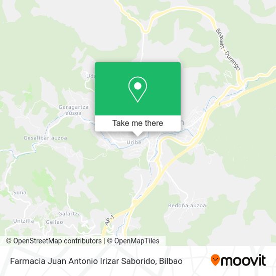 Farmacia Juan Antonio Irizar Saborido map